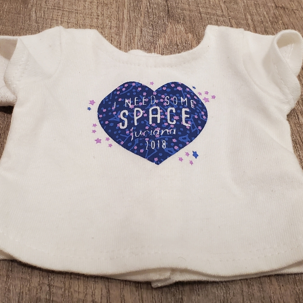 RARE American Girl Luciana vega promotional shirt.2018 GOTY “I Need Some Space”